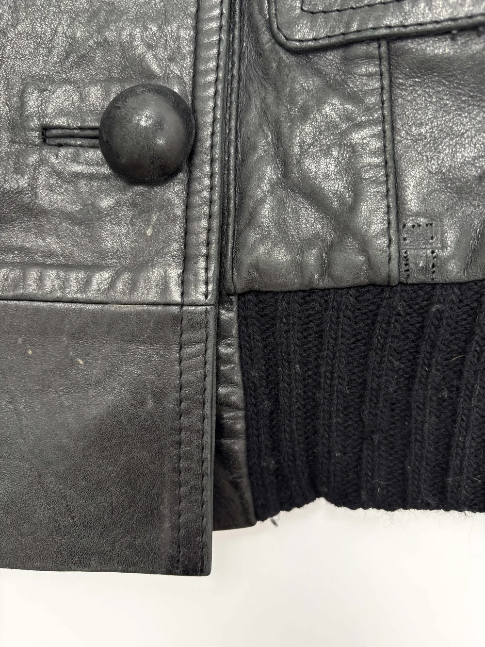 Balenciaga F/W 2002 leather jacket — JAMES VELORIA